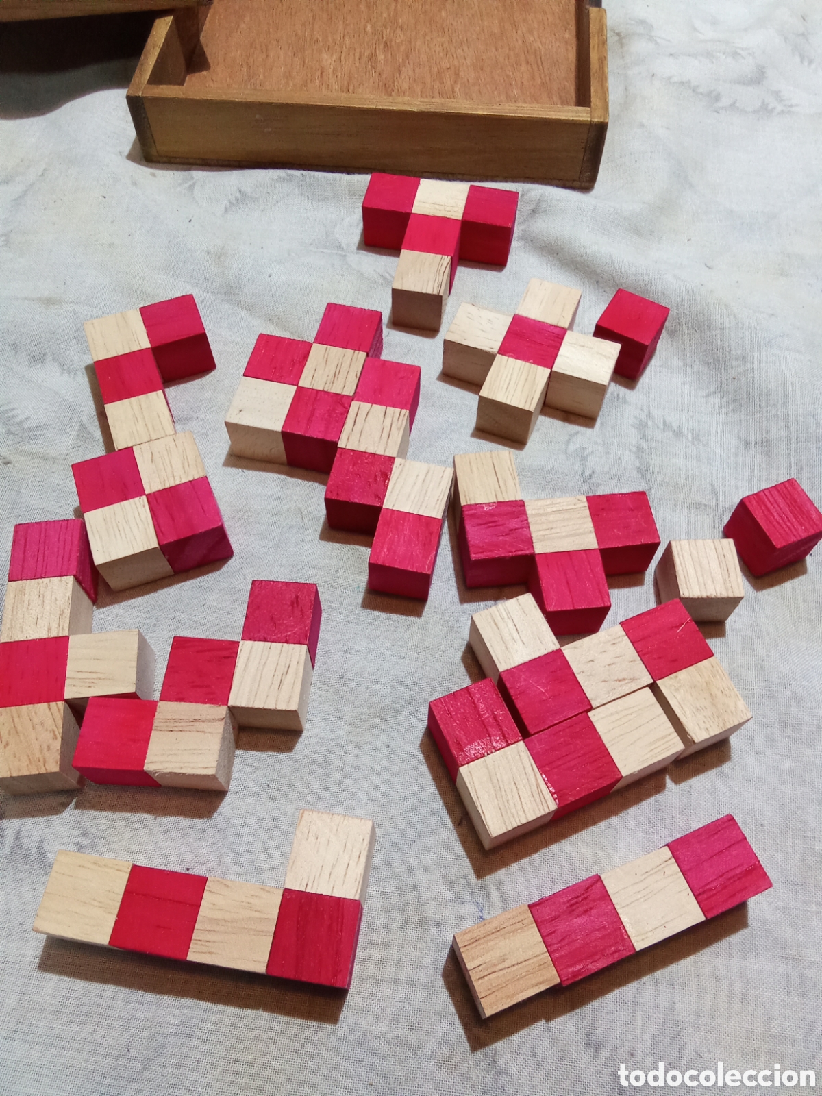 Puzzles: CUIROSO JUEGO ESTILO ROMPECABEZAS PUZZLE DE MADERA - Foto 2