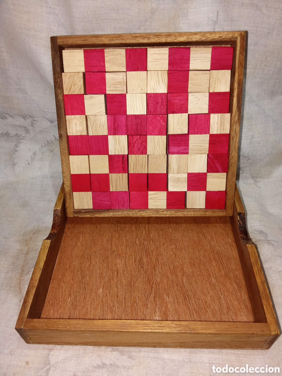 Puzzles: CUIROSO JUEGO ESTILO ROMPECABEZAS PUZZLE DE MADERA - Foto 1