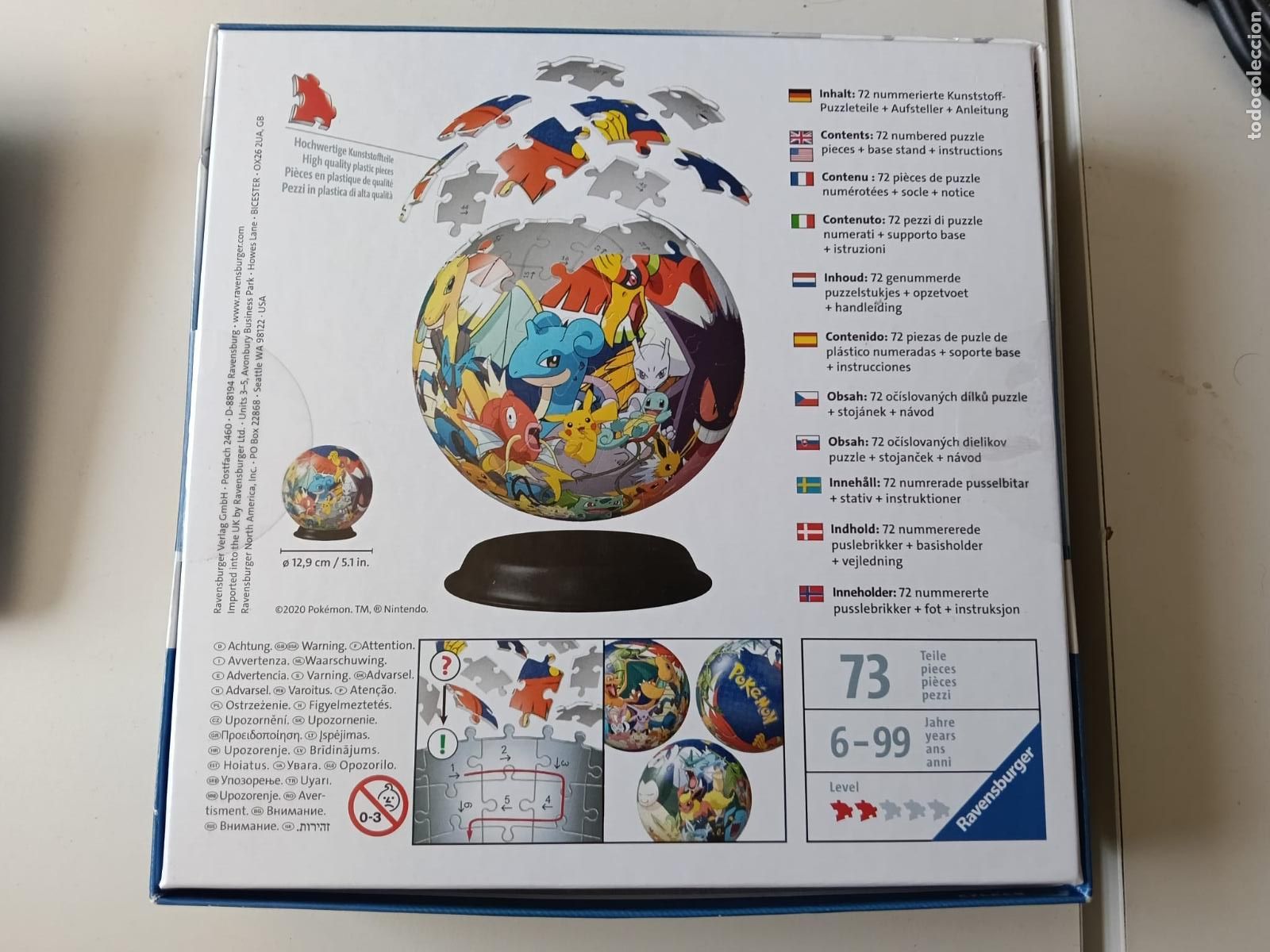 Puzzles: PUZZLE PUZLE 3D POK&Eacute;MON - 73 PIEZAS - RAVENSBURGER - Foto 2