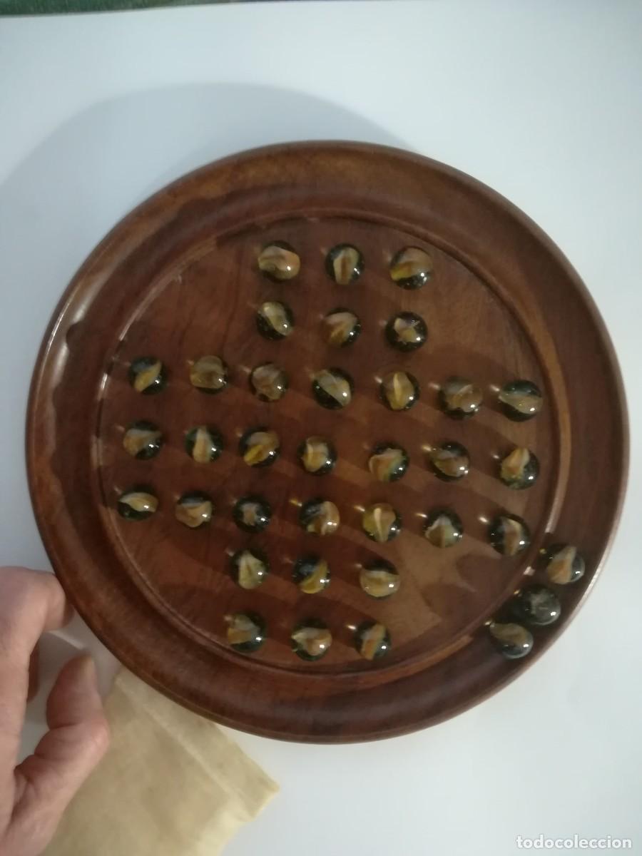 Puzzles: SOLITARIO CANICAS MADERA NUEVO - Foto 2