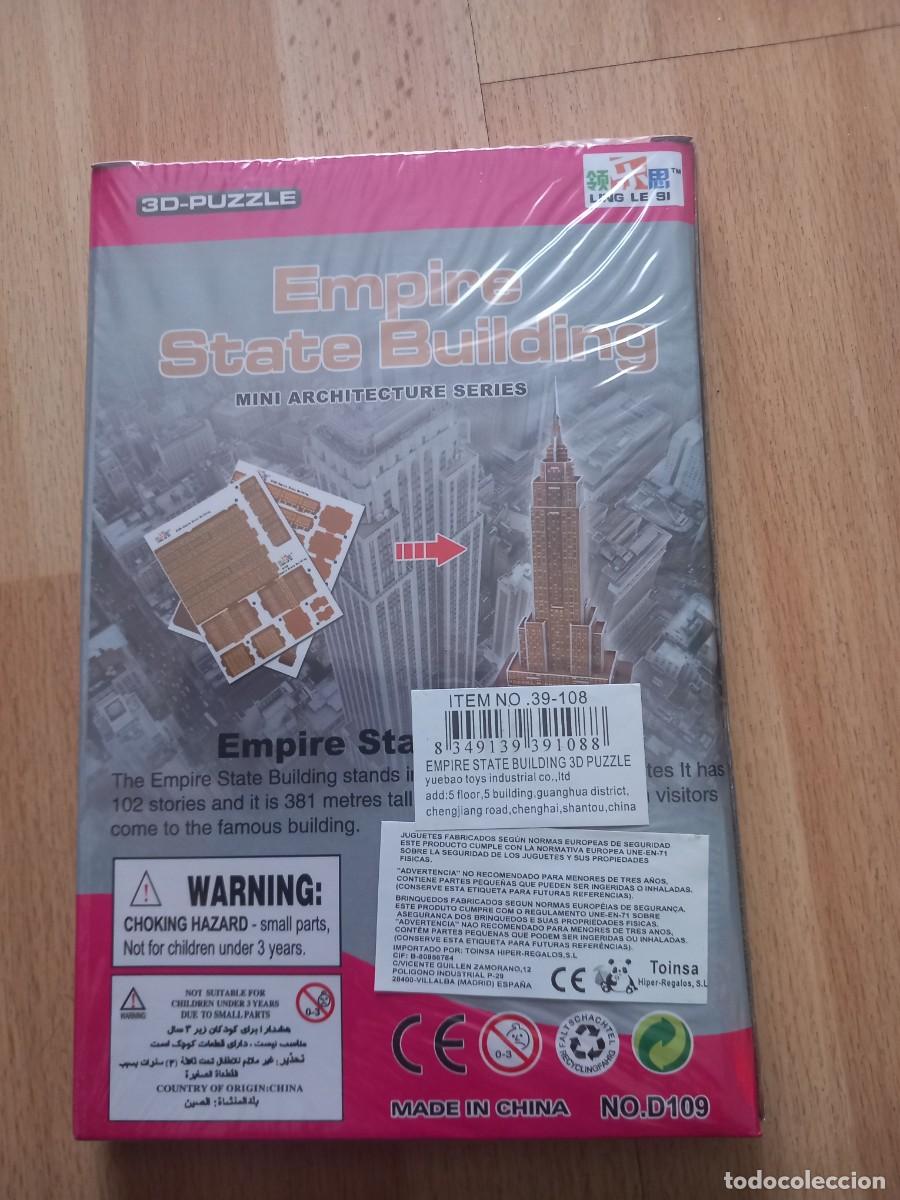 Puzzles: Puzzle 3D Empire State Building. Nuevo con precinto - Foto 2