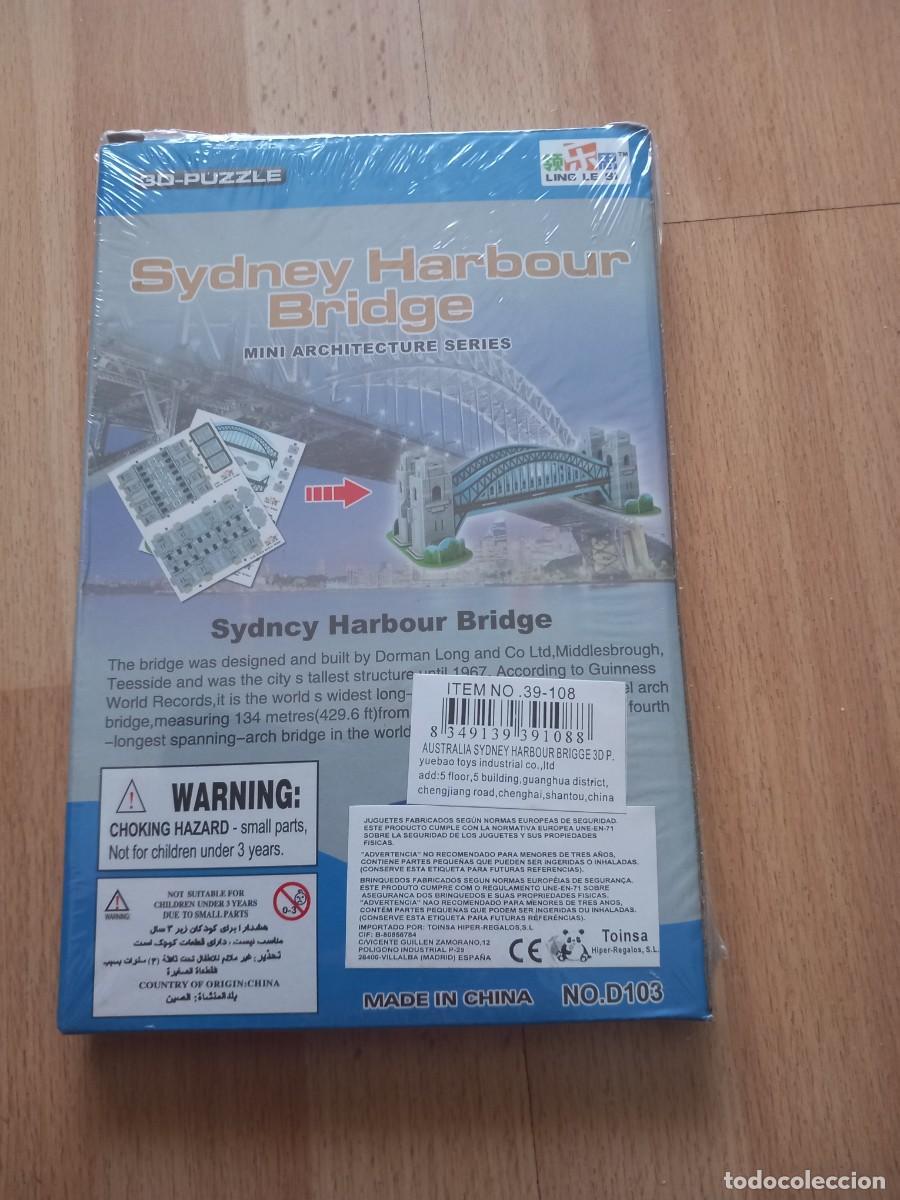 Puzzles: Puzzle 3D Sydney Harbour Bridge. Nuevo con precinto - Foto 2