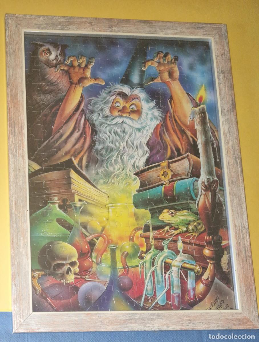 Puzzles: PUZZLE EL MAGO, DE EDUCA, CUADRO CON MARCO Y CRISTAL - Foto 1