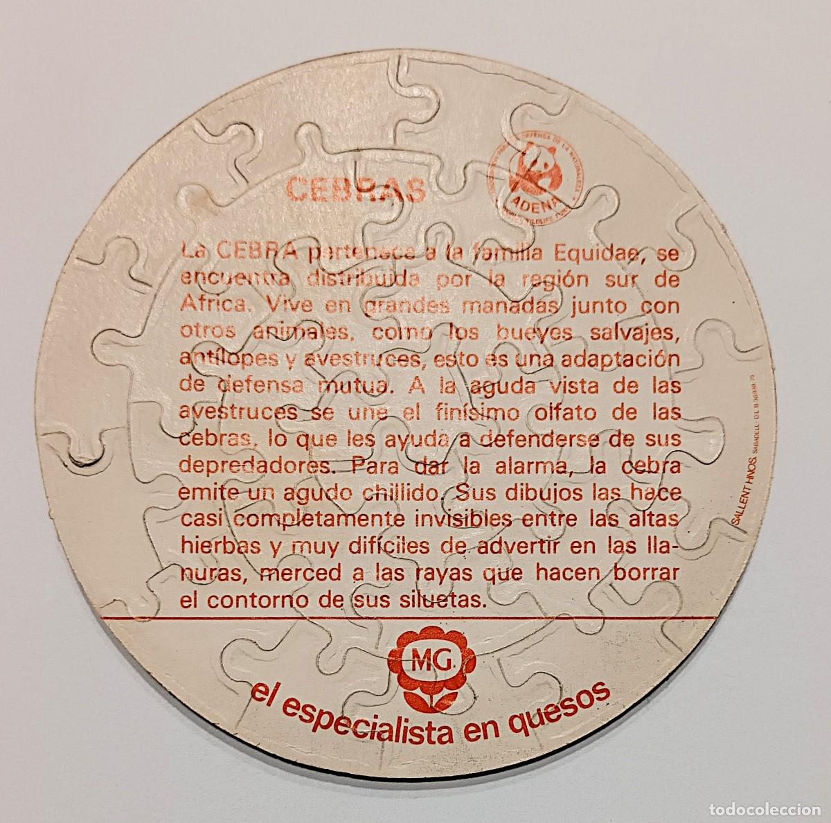 Puzzles: PUZZLE PROMOCIONAL QUESOS MG : CEBRAS - Foto 2
