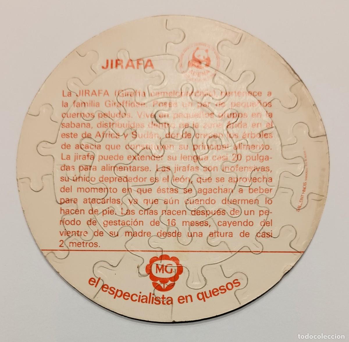 Puzzles: PUZZLE PROMOCIONAL QUESOS MG : JIRAFA - Foto 2