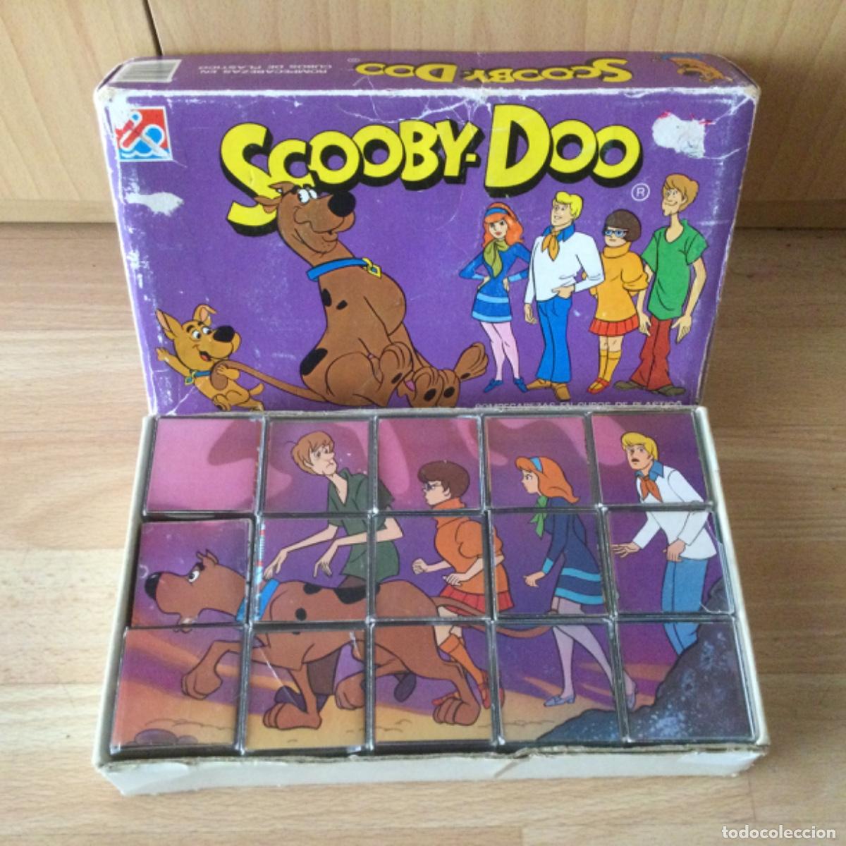 Puzzles: Rompecabezas Scoobe Doo. cubos de pl&aacute;stico. A&ntilde;os 70 - Foto 1
