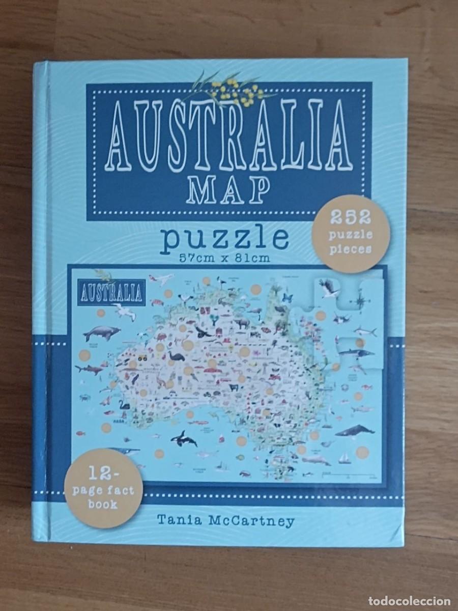 Puzzles: Puzzle de mapa de Australia con 252 piezas. - Autora: Tania McCartney.