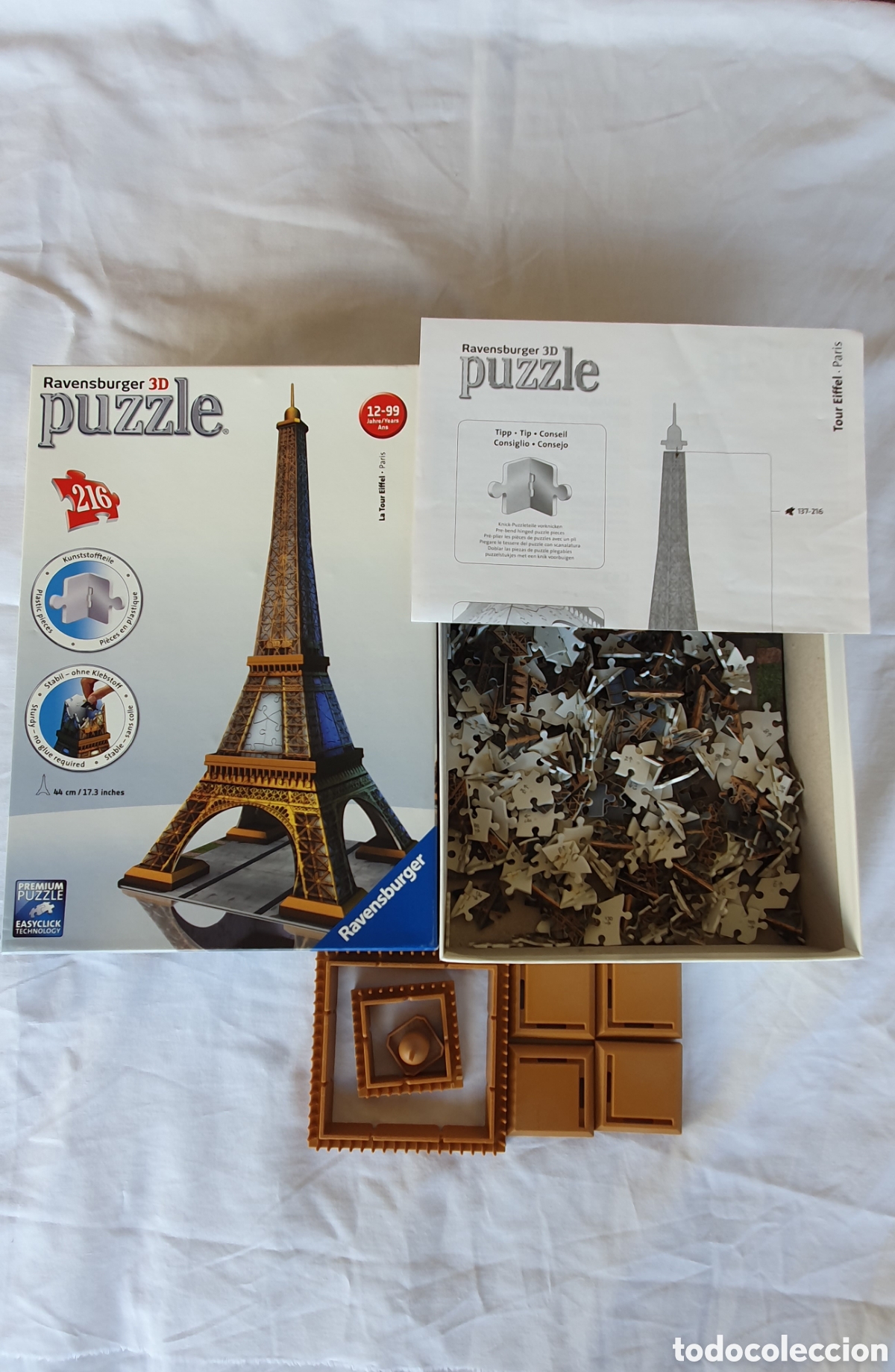 Puzzles: Puzzle 3D Torre Eiffel 216 piezas Ravensburger - Foto 4