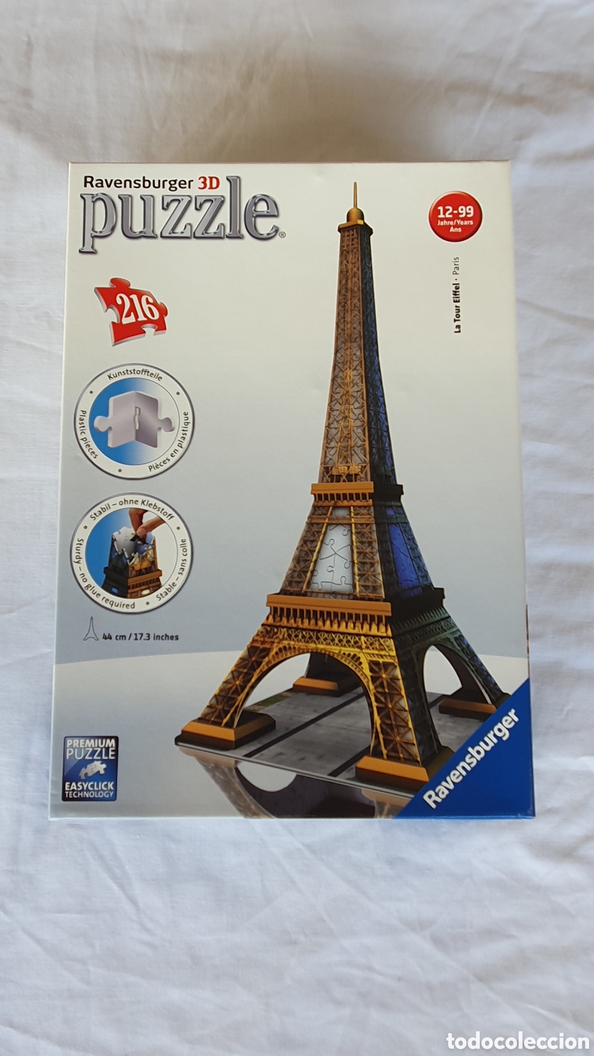 Puzzles: Puzzle 3D Torre Eiffel 216 piezas Ravensburger