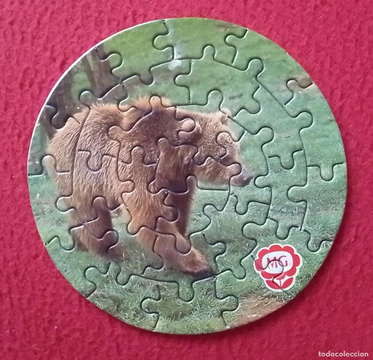 Puzzles: ANTIGUO PUZLE PUZZLE JUGUETE TOY ROMPECABEZAS QUESOS MG ADENA..FAUNA FAUNE OSO PARDO BEAR OURS ORSO.