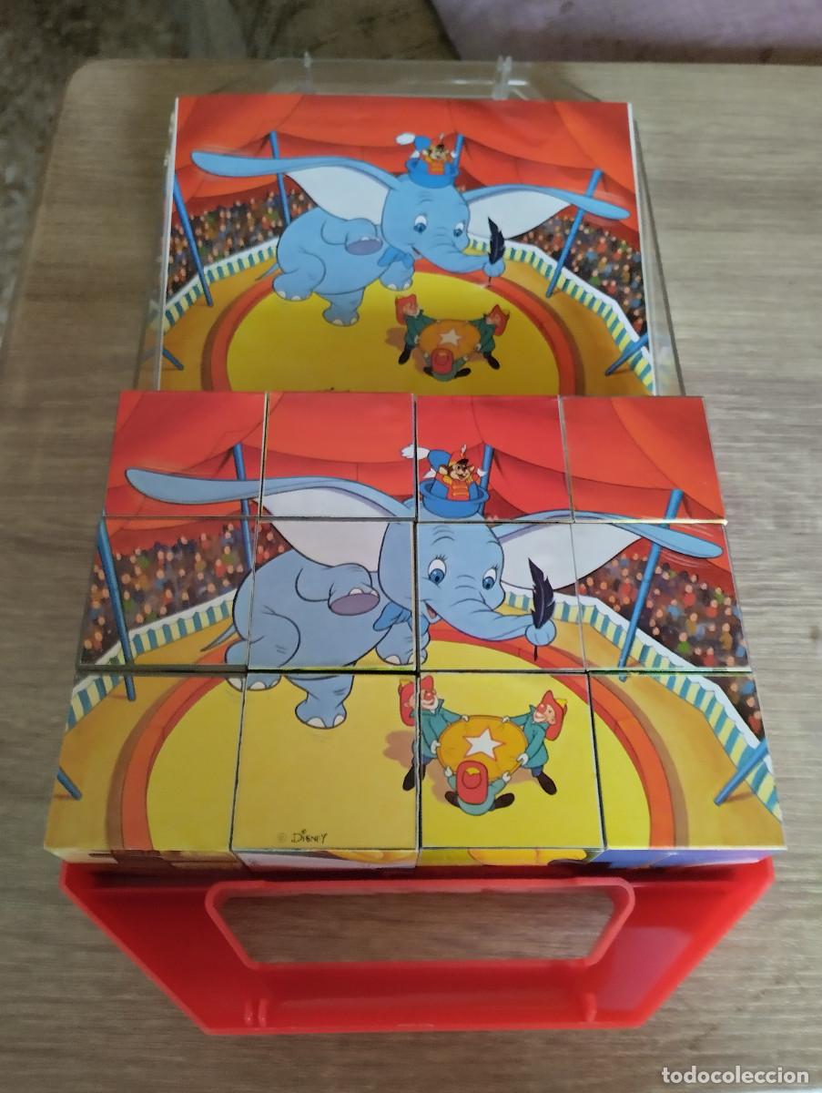 Puzzles: 6 puzzles con 12 cubos de las peliculas disney