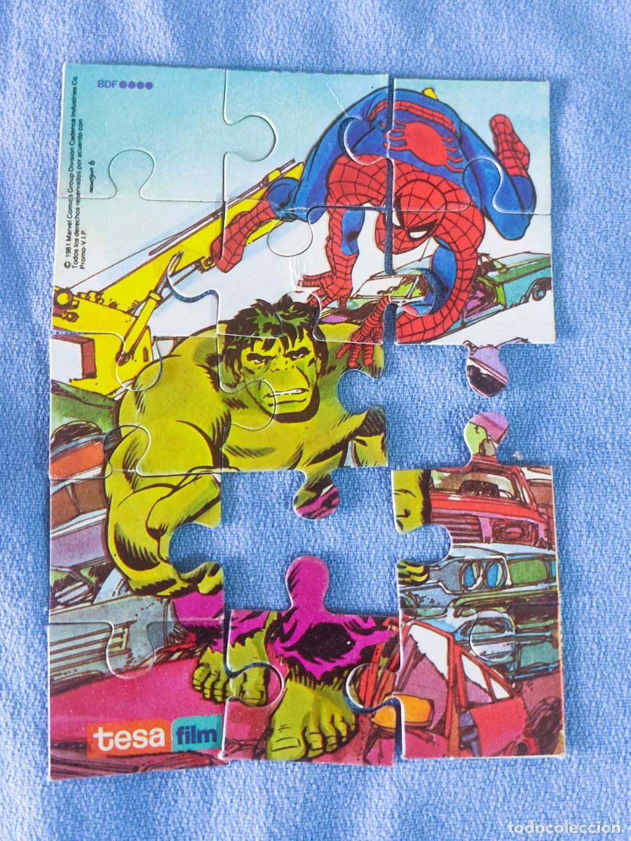 Puzzles: PUZZLE PROMOCIONAL DE TESA FILM MARVEL SPIDERMAN HULK 1981