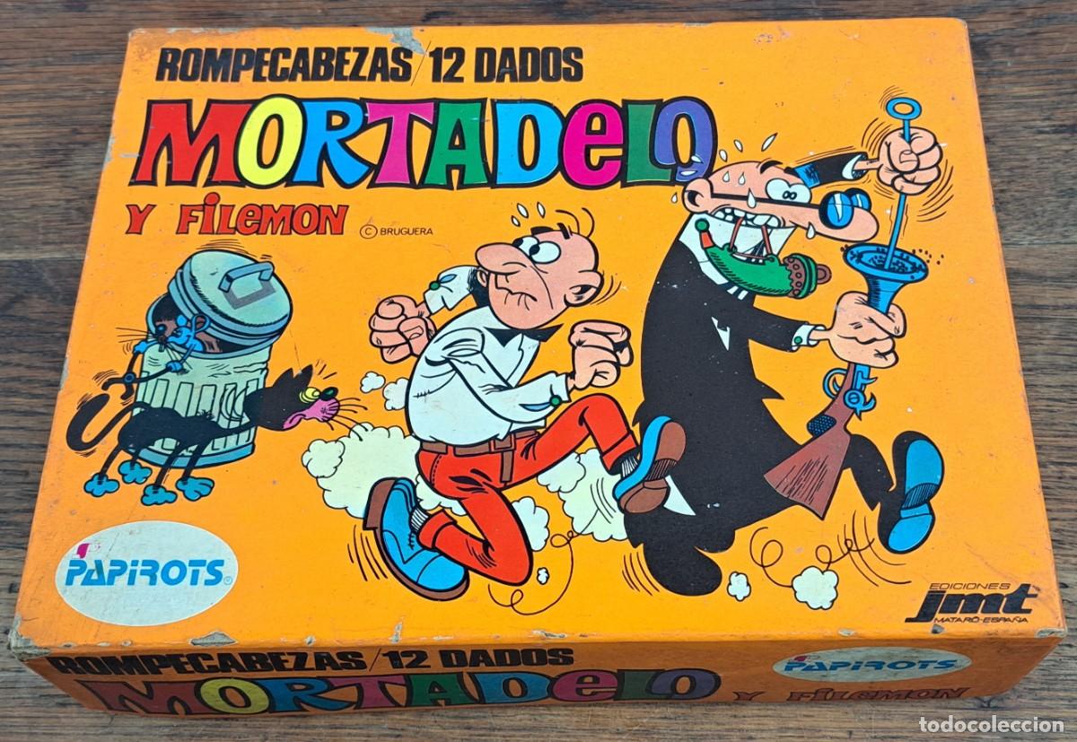 Puzzles: Rompecabezas Mortadelo y Filemon, Papirots, a&ntilde;os 70 Ediciones JMT, Matar&oacute;