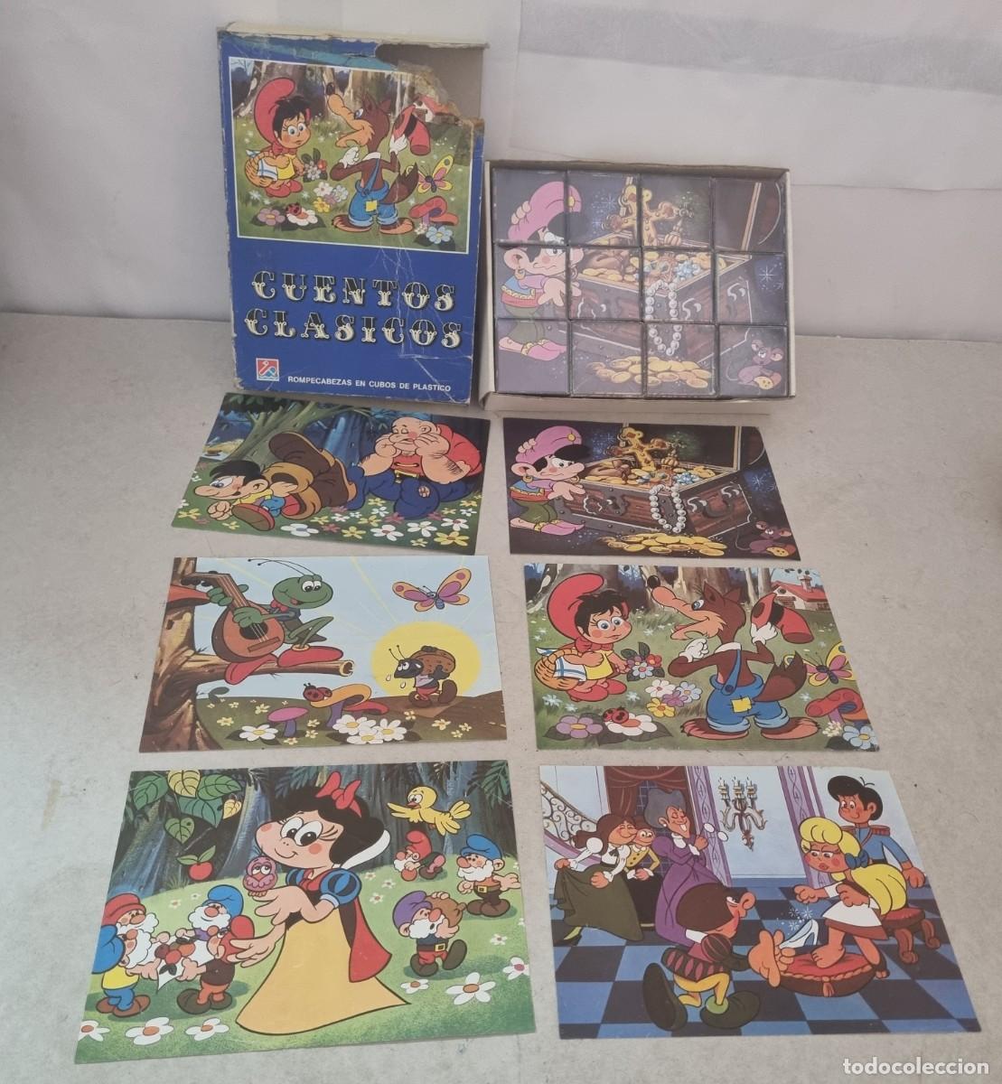 Puzzles: Juego Rompecabezas de cubos cuentos clasicos - Foto 1