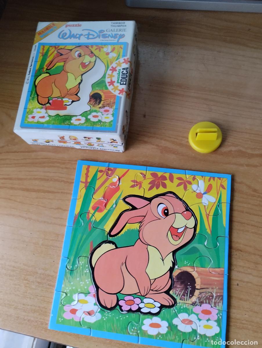 Puzzles: puzzle de madera de walt disney de tambor con sus caja y soporte