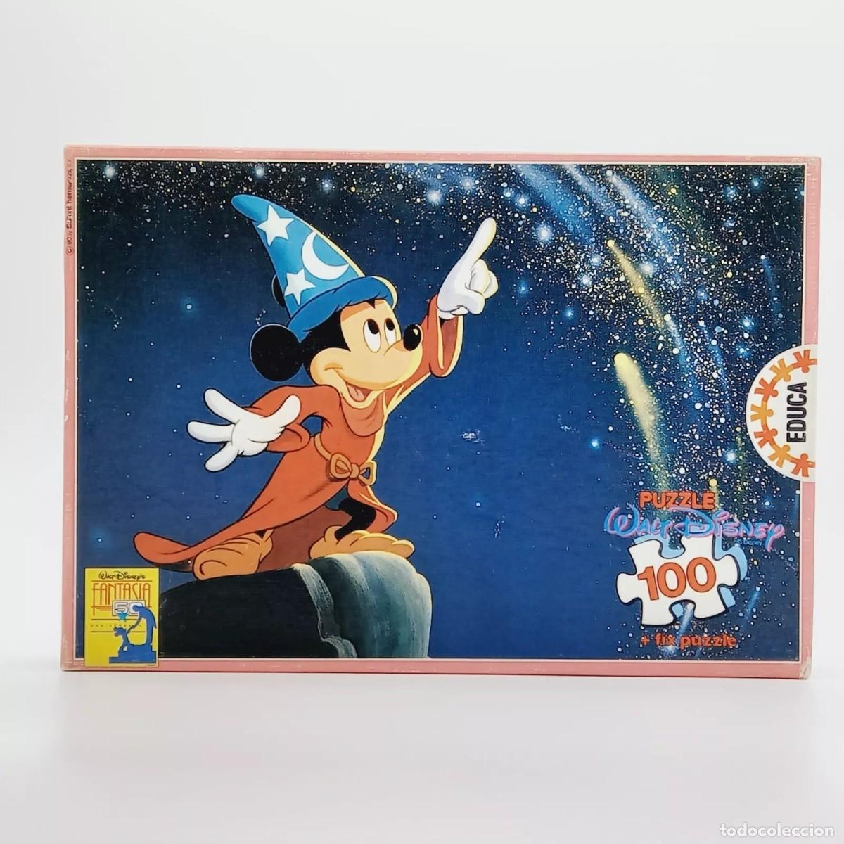 Puzzles: Puzzle 100 Piezas Fantasia Walt Disney made in Spain completovintage 80-90s