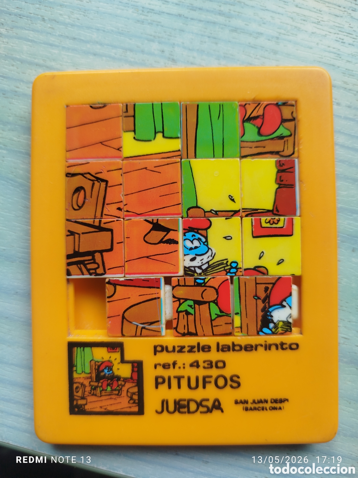Puzzles: Laberinto de bolsillo juedsa.pitufos