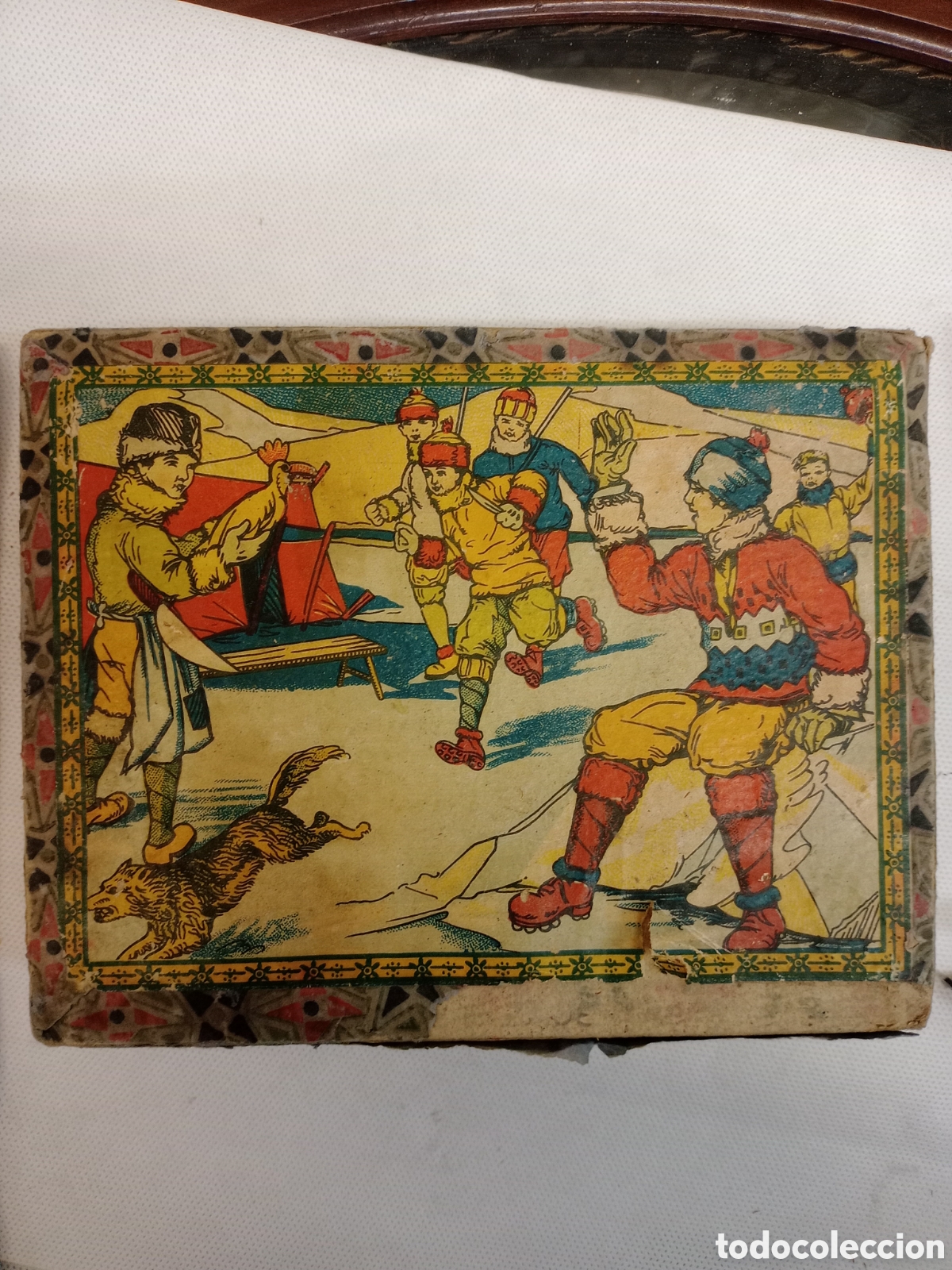Puzzles: Puzzle antiguo con 12 cubos - Foto 1