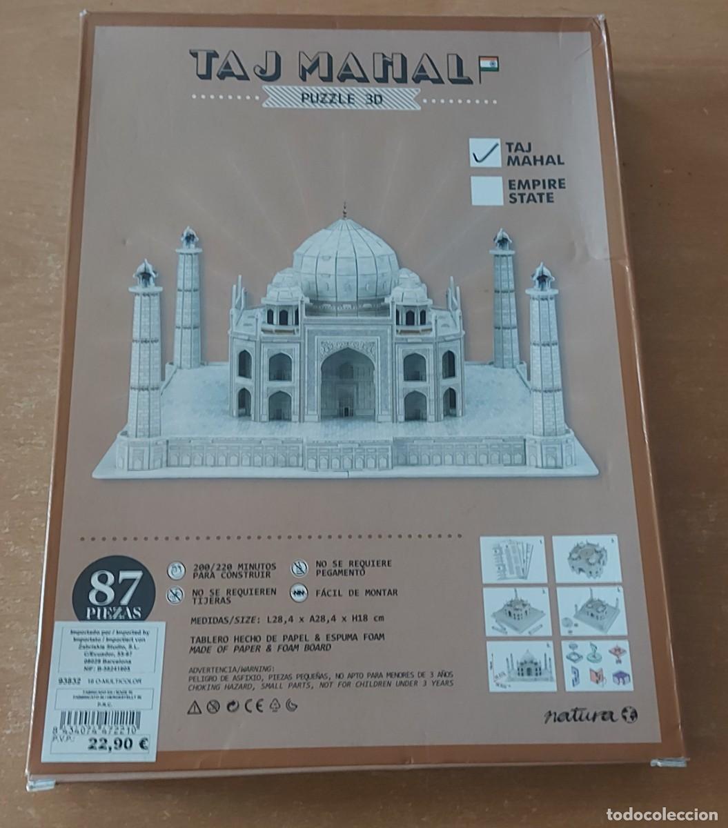 Puzzles: PUZZLE 3D TAJ MAHAL NUEVO CUBIC FUN - Foto 1