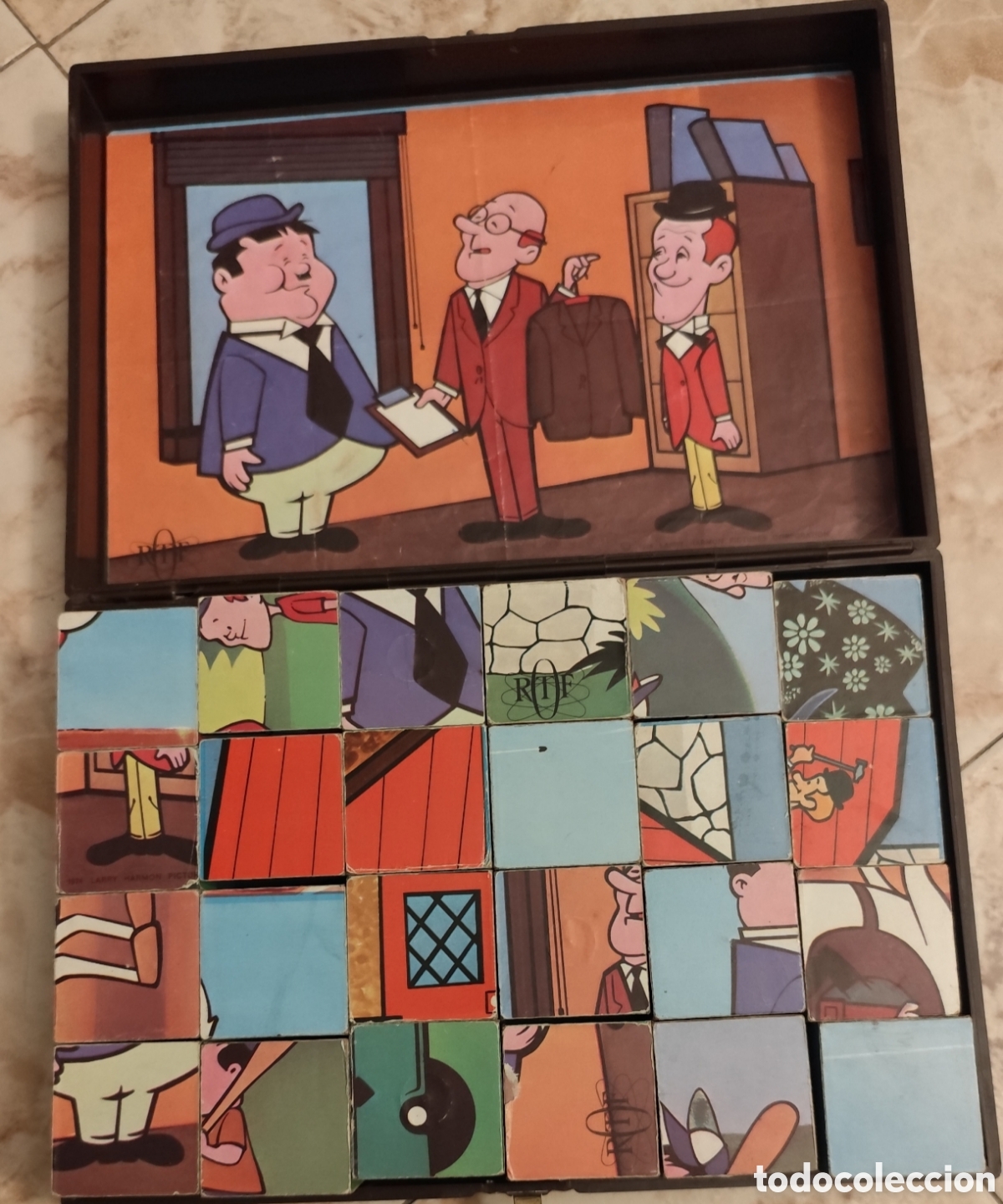 Puzzles: Puzzle vintage muy antiguo de Laurel y Hardy