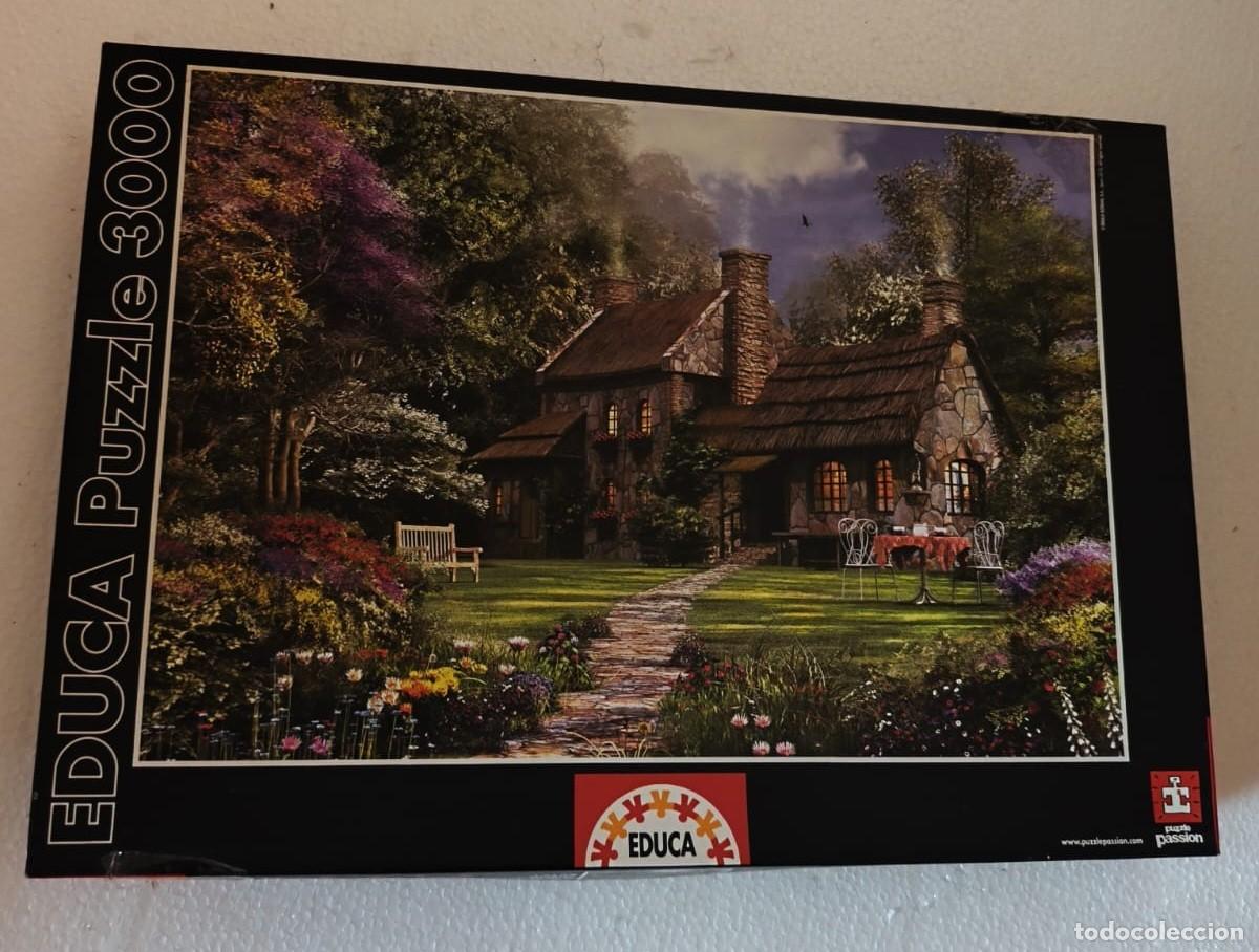 Puzzles: Puzzle de 3000 piezas &rdquo;Flint Cottage&rdquo;. 2011 . Caja original