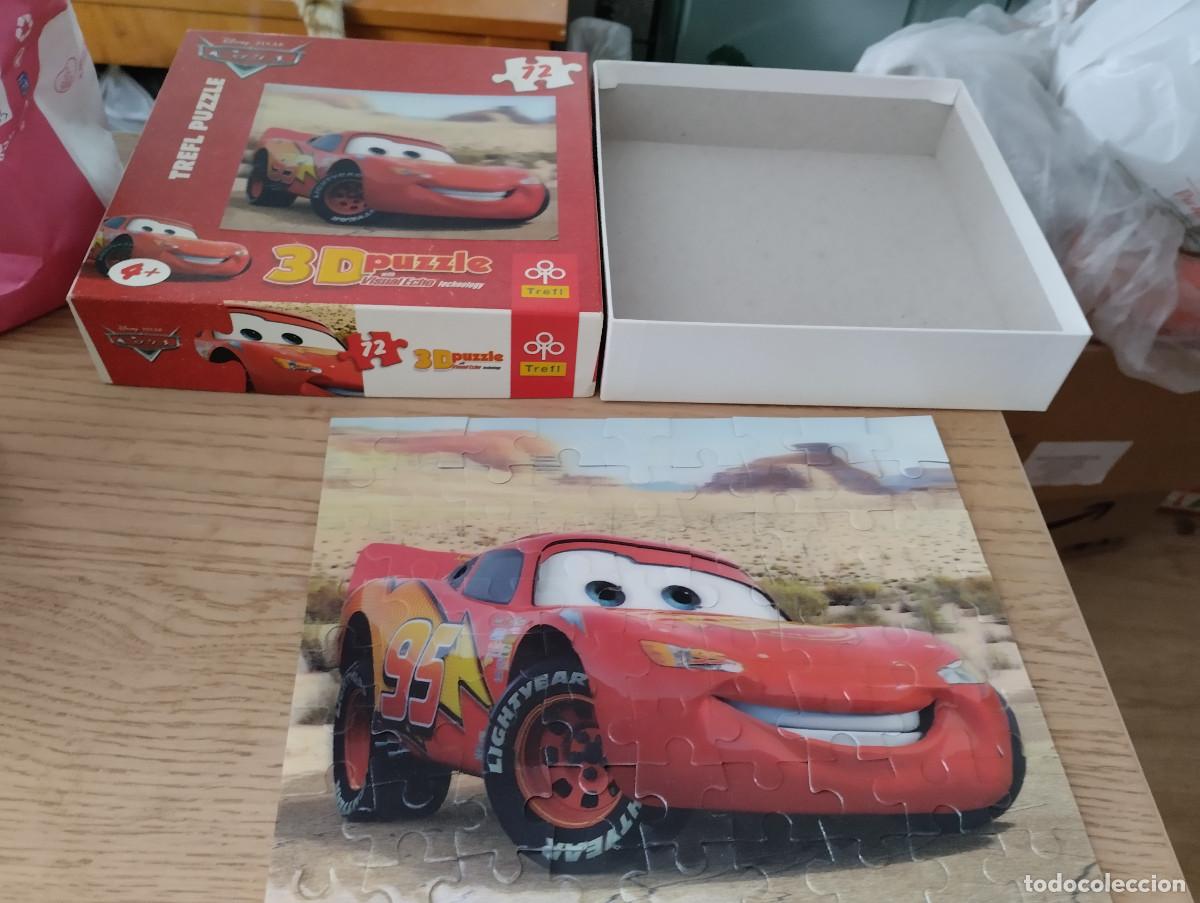 Puzzles: puzzle cars 3d de 72 piezas de rayo mcqueen