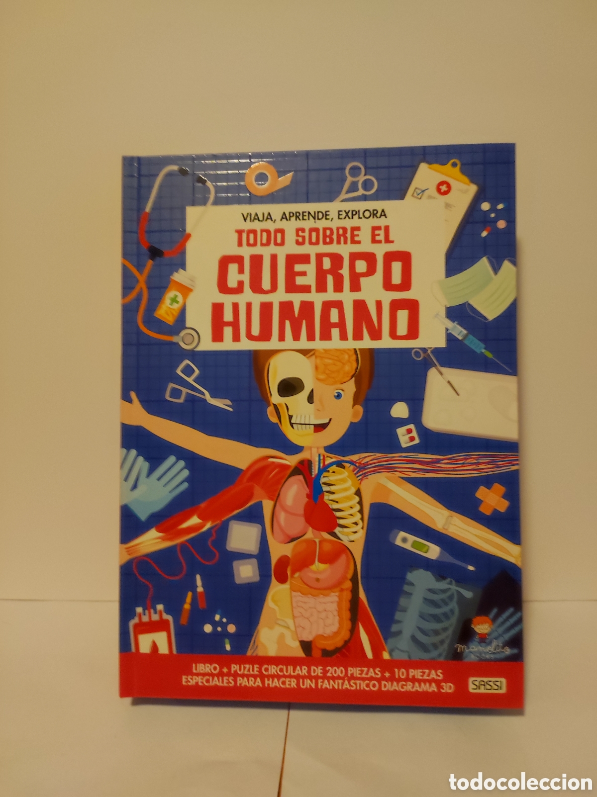 Puzzles: Todo sobre el Cuerpo Humano &ndash; Libro + Puzle 200 piezas