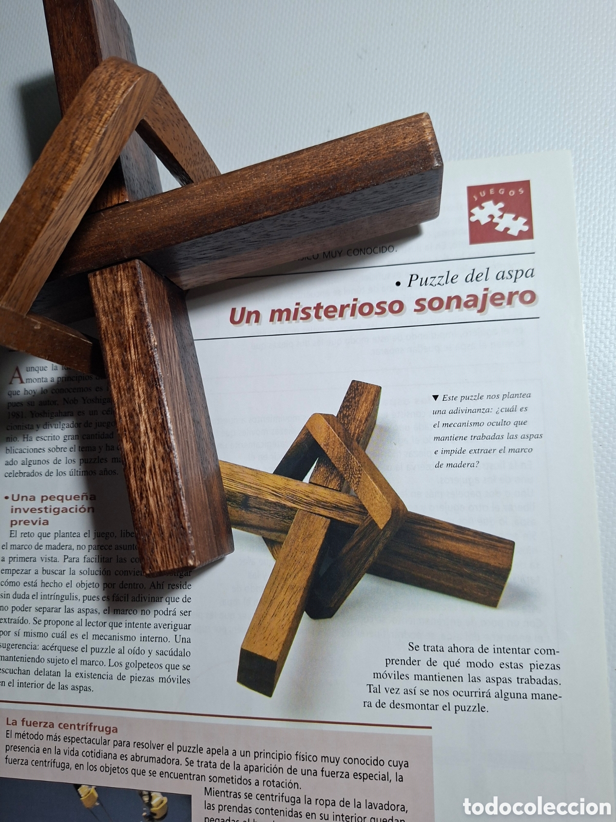 Puzzles: PUZZLE DEL ASPA - JUEGOS DE INGENIO EN MADERA - HOJA DE SOLUCIONES - Foto 3