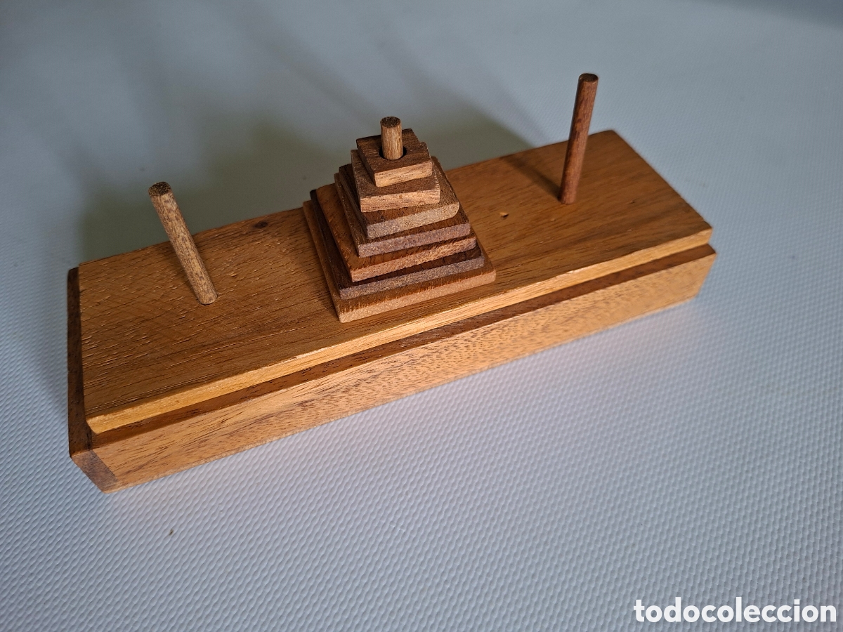 Puzzles: TORRE DE HANOI ROMPECABEZAS - JUEGOS DE INGENIO EN MADERA