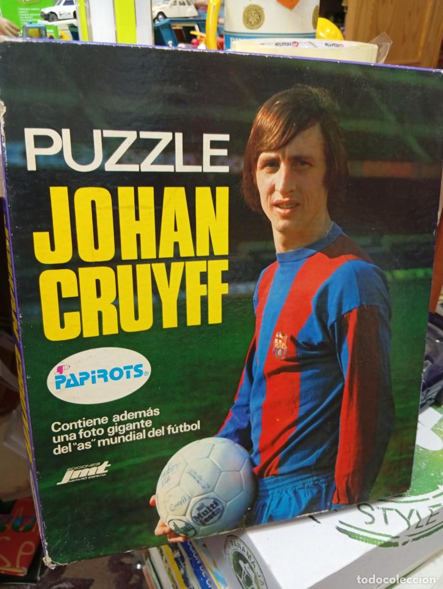 Puzzles: Papirots.Puzzle de Johan Cruyff, FC. Barcelona a&ntilde;os 70.