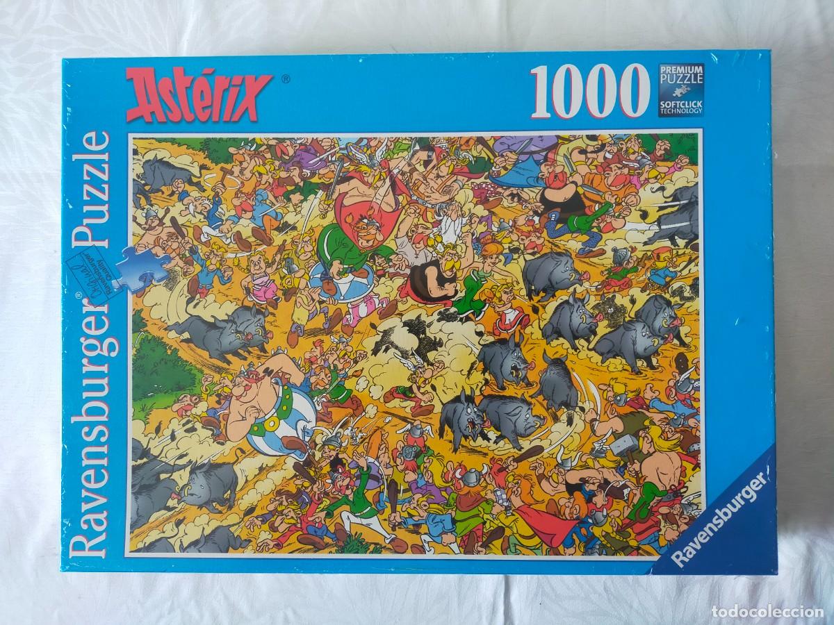 Puzzles: Puzzle 1000 Piezas: ASTERIX La Caza del Jabal&iacute; - Ravensburger 2009 - Precintado, a estrenar.