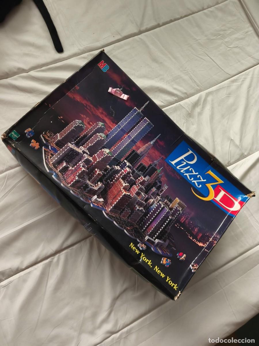 Puzzles: Puzzle 3D . New York, New York. Gigante . 1^ edici&oacute;n 1998. MB Hasbro . 3141 piezas . 99 x 54 x 66 cm