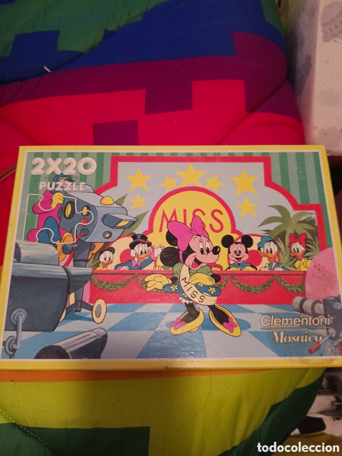 Puzzles: Puzzle vintage Clementoni Mickey Mouse 2x20