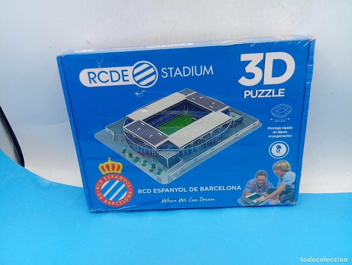 Puzzles: PUZZLE MAQUETA 3D ESTADIO RCD ESPANYOL DE BARCELONA. NUEVO PRECINTADO. A ESTRENAR