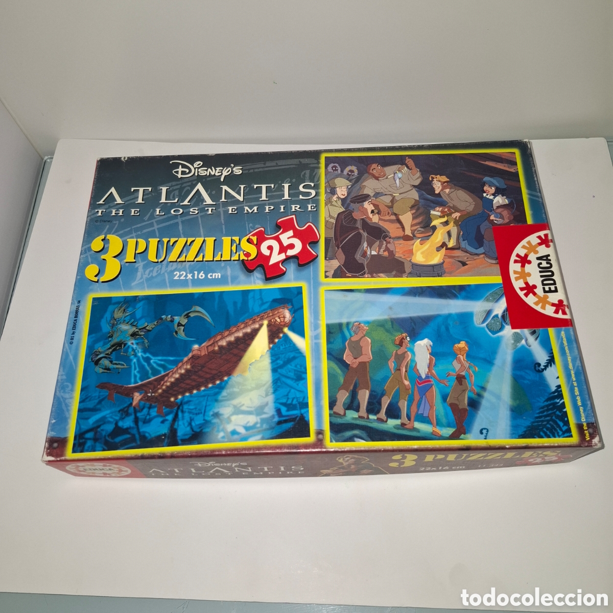 Puzzles: WALT DISNEY CAJA CON 3 PUZZLES DE ATLANTIS THE LAST EMPIRE DE LA MARCA EDUCA