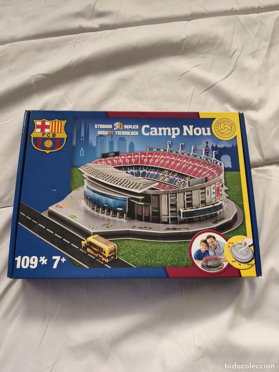Puzzles: Puzzle 3D del Estadio Camp Nou del FC Barcelona. Nanostad . Caja original