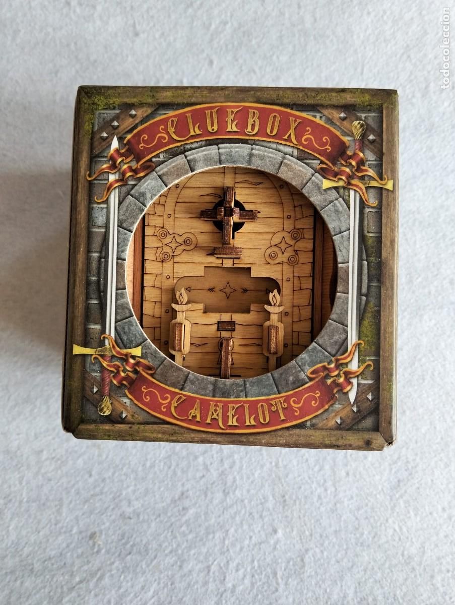 Puzzles: Cluebox. Juego. Rompecabezas. Puzzle. caja secreta, escape bx. Camelot