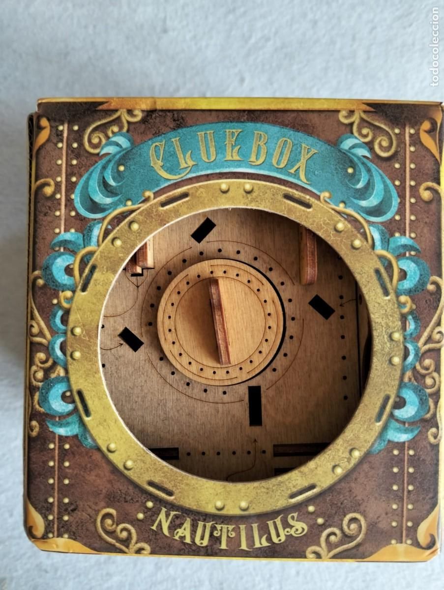 Puzzles: Cluebox. Escape box. Puzzle. Rompecabezas, Caja secreta. Nautilus