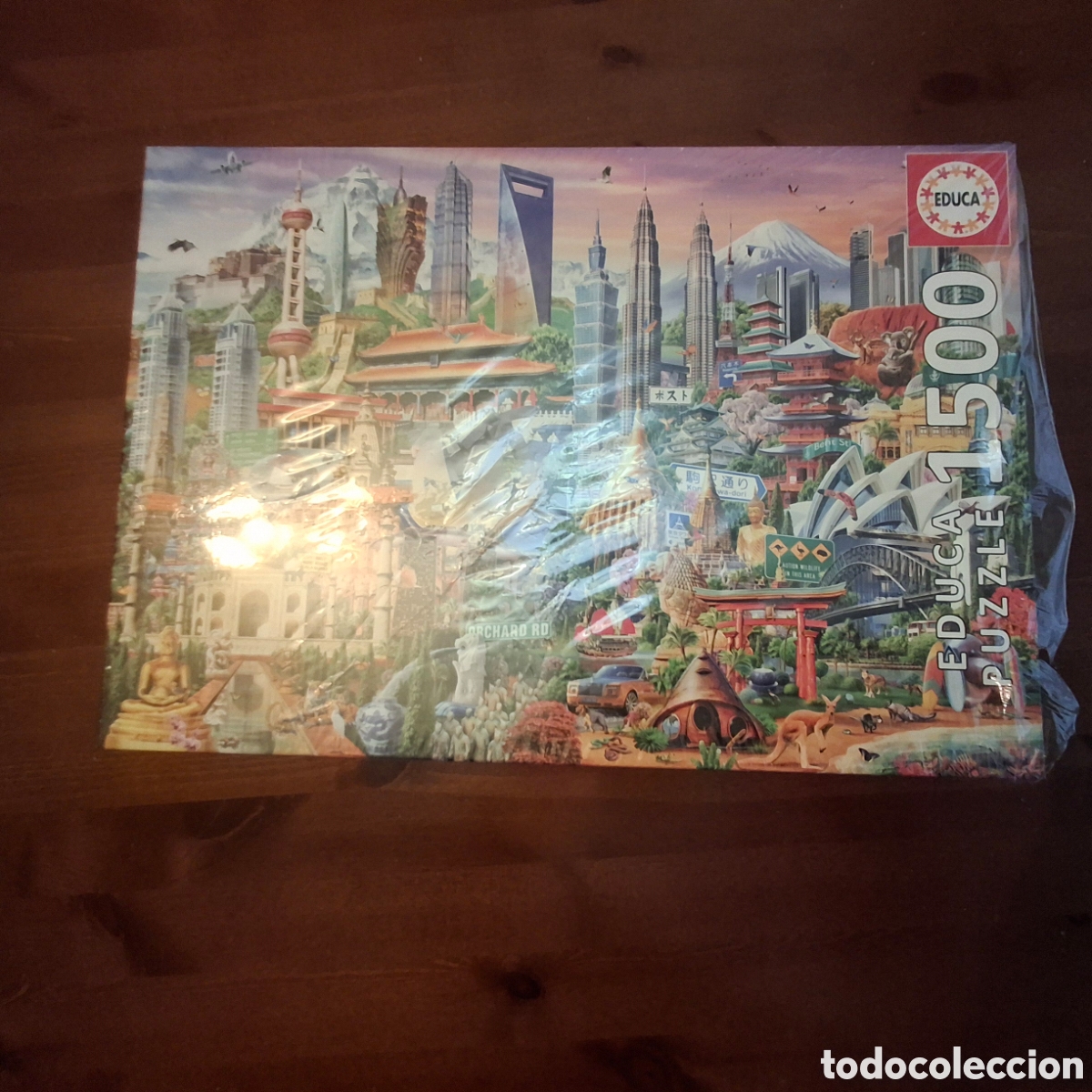 Puzzles: PUZZLE EDUCA 1500 PIEZAS - SIMBOLOS DE ASIA - MONTADO UNA SOLA VEZ