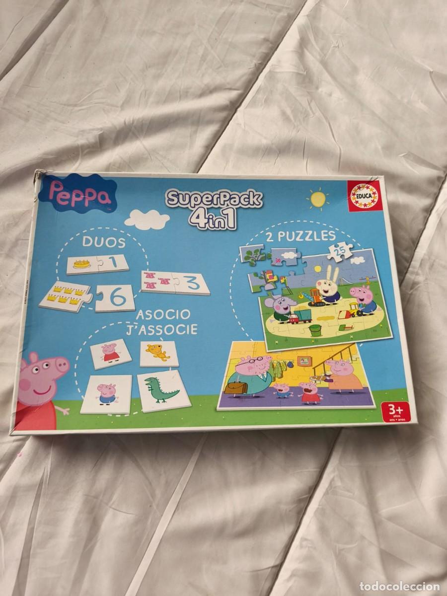 Puzzles: Peppa Pig . SuperPack . 4in1 . Educa. Caja original - Foto 1