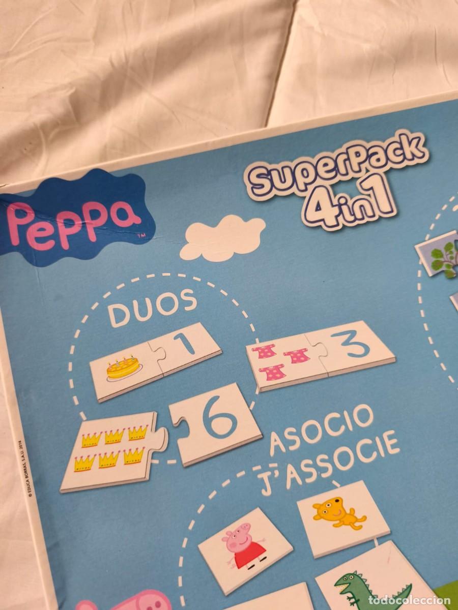 Puzzles: Peppa Pig . SuperPack . 4in1 . Educa. Caja original - Foto 2