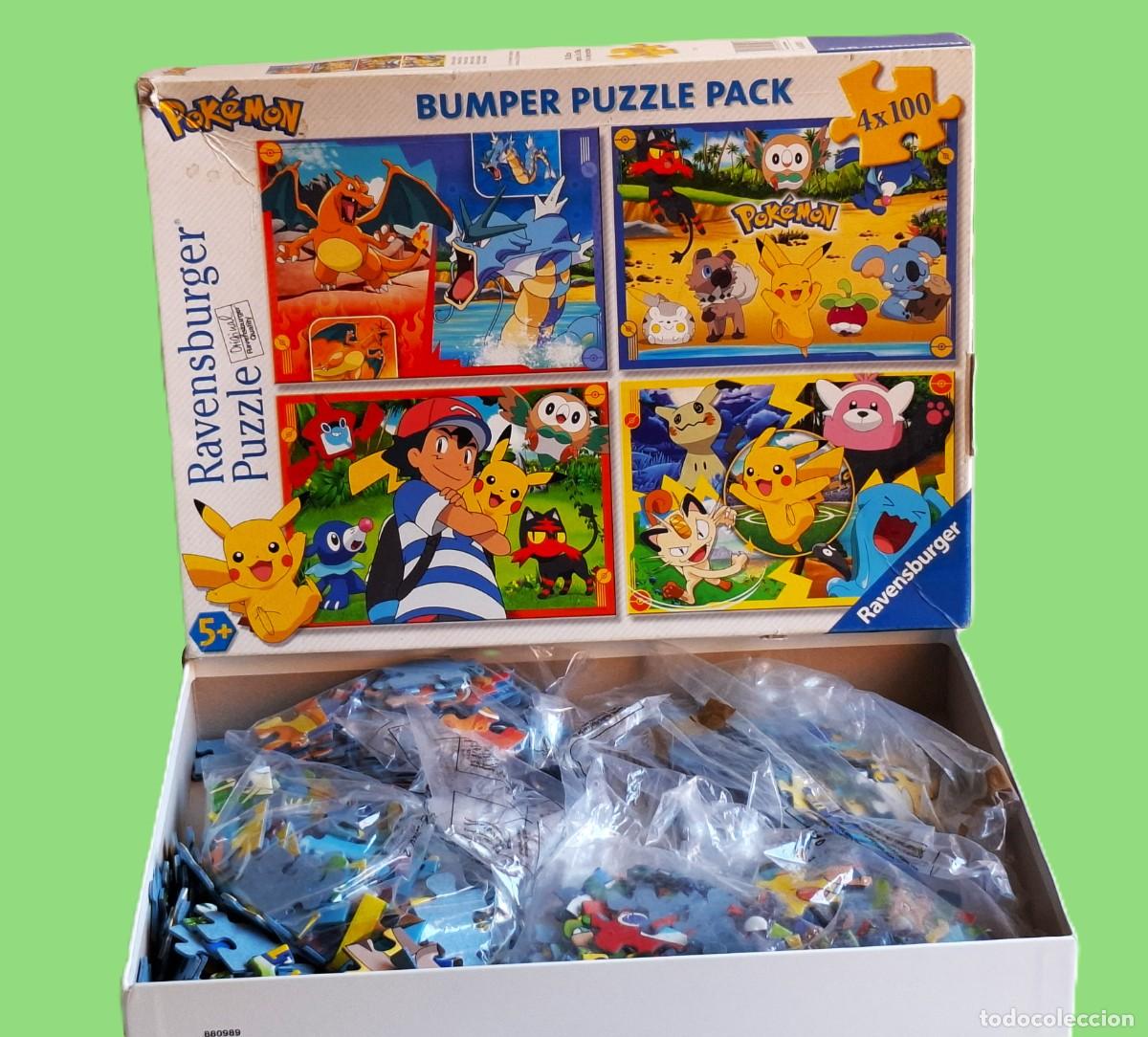 Puzzles: POKEMON - 4 PUZZLES DE 100 PIEZAS - Foto 1