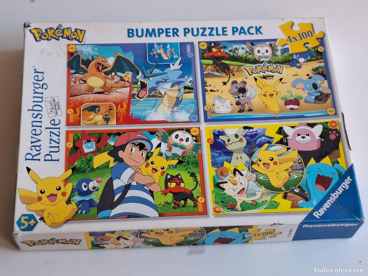 Puzzles: POKEMON - 4 PUZZLES DE 100 PIEZAS - Foto 3