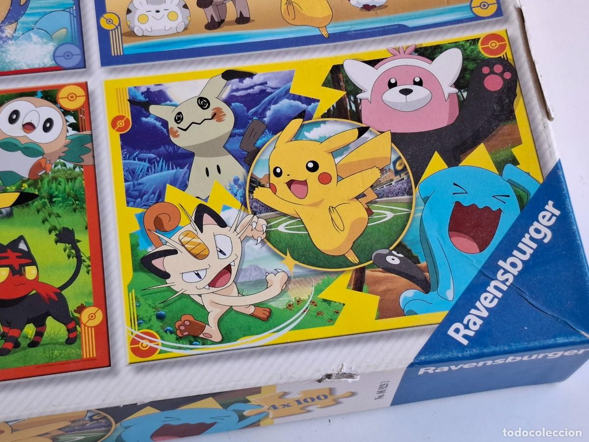 Puzzles: POKEMON - 4 PUZZLES DE 100 PIEZAS - Foto 6