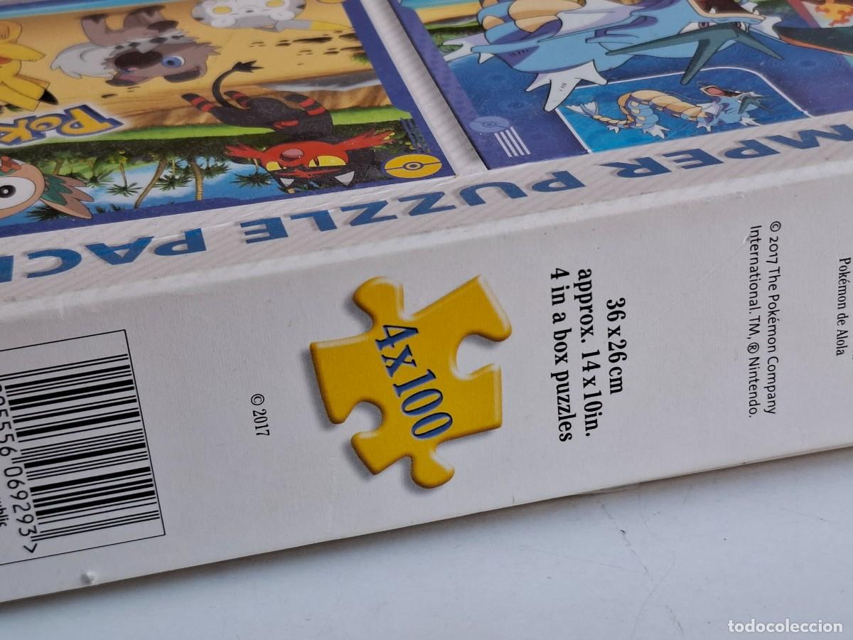 Puzzles: POKEMON - 4 PUZZLES DE 100 PIEZAS - Foto 8