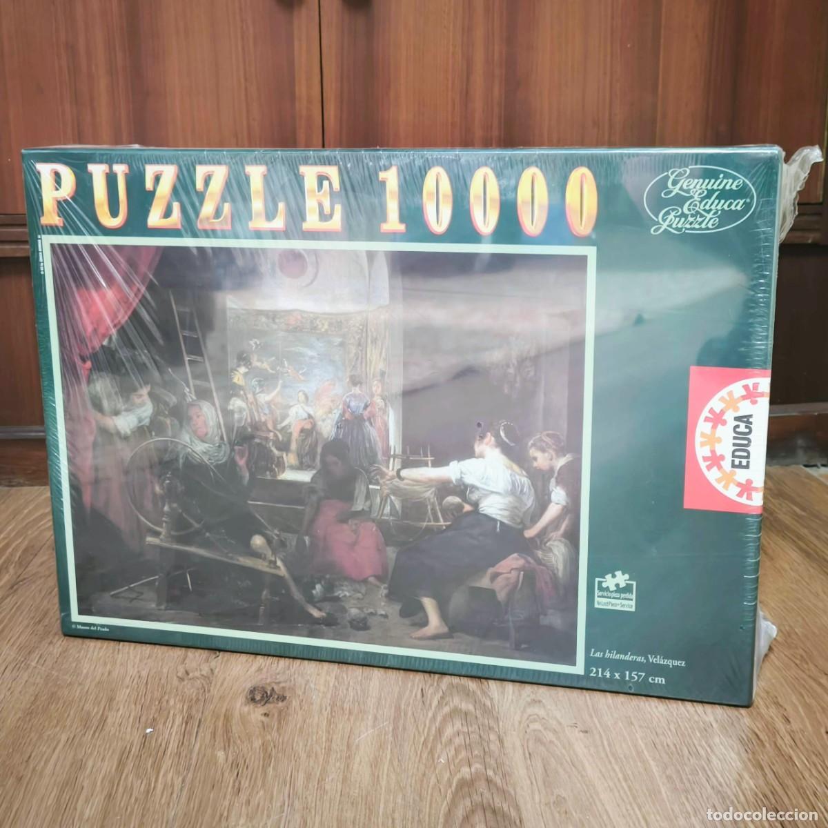 Puzzles: PUZZLE 10000 PIEZAS PUZZLES EDUCA &ndash; PUZLE LAS HILANDERAS, VELAZQUEZ. (DESCATALOGADO Y NUEVO) PUZLES