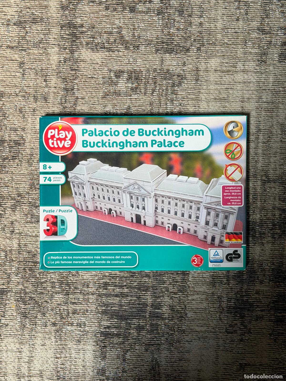 Puzzles: PUZZLE 3D PALACIO DE BUCKINGHAM PLAYTIVE SIN ABRIR