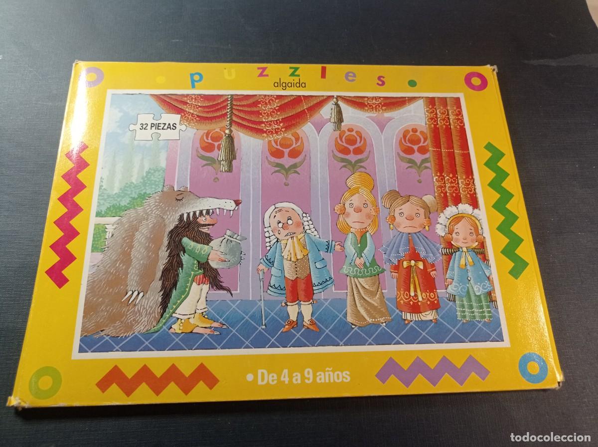 Puzzles: PUZZLE 32 PIEZAS. PIEL DE OSO DE PERRAULT. ILUSTRA JOS&Eacute; RAM&Oacute;N S&Aacute;NCHEZ. ALGAIDA EDITORES, 1991 +++