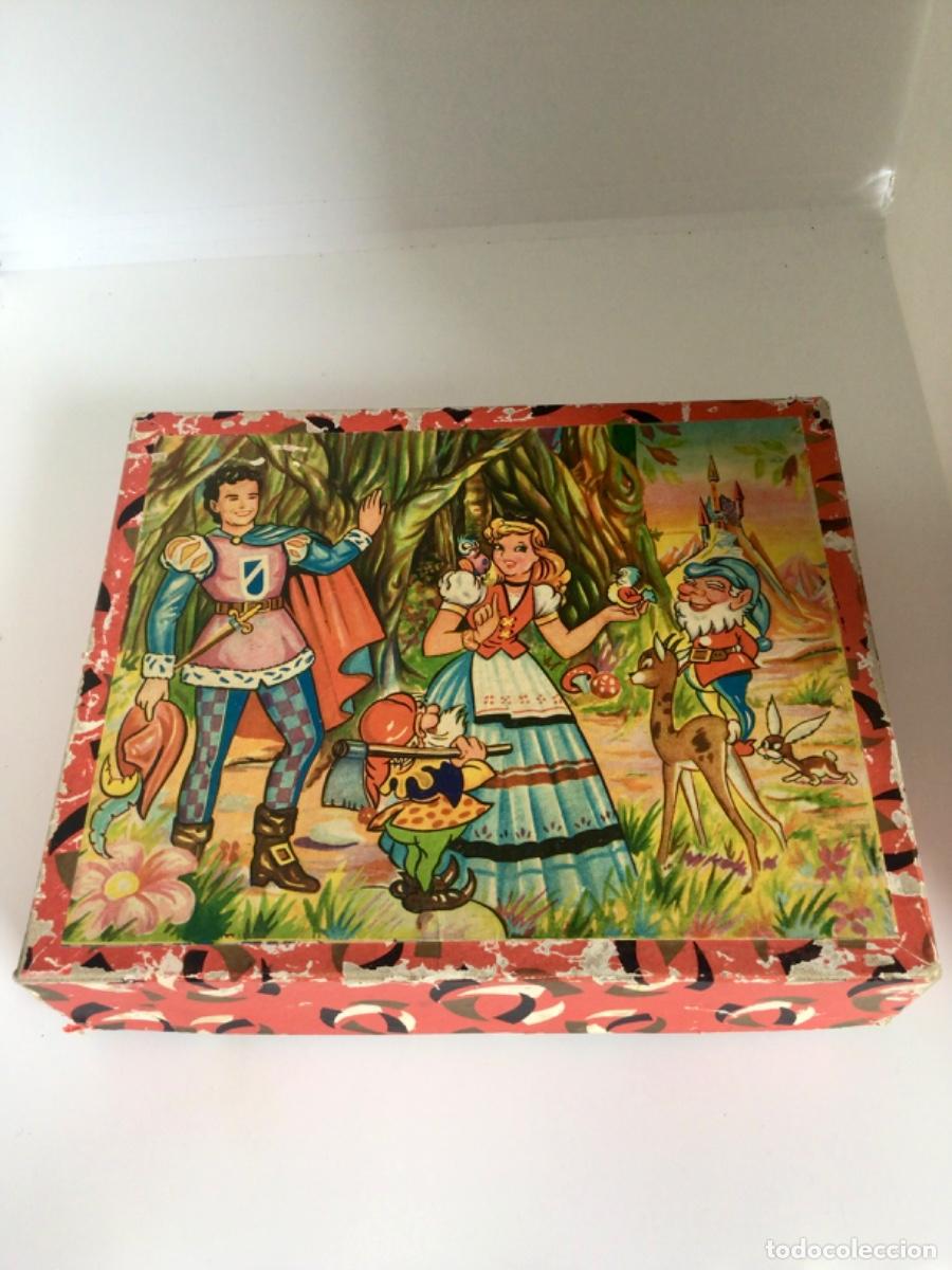 Puzzles: Rompecabezas puzzle de cubos de cart&oacute;n vintage posiblemente a&ntilde;os 50, antiguo