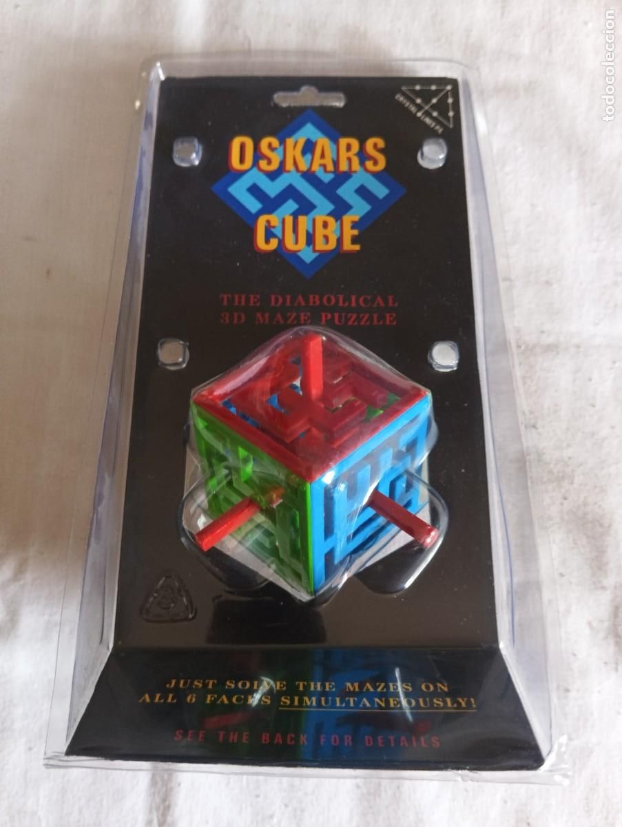Puzzles: Oskars Cube.3D Maze Puzzle.NUEVO.1994. - Foto 2